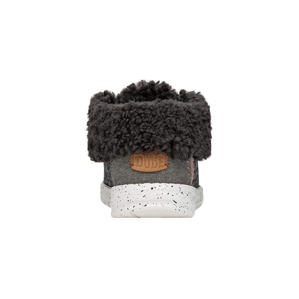 HEYDUDE Damen Fold Stitch Cozy Moccasin Black