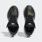 adidas EQ21 2.0 Bounce Sport Elastic Lace with Top Strap Shoes Kids', Black, Size 13.5K