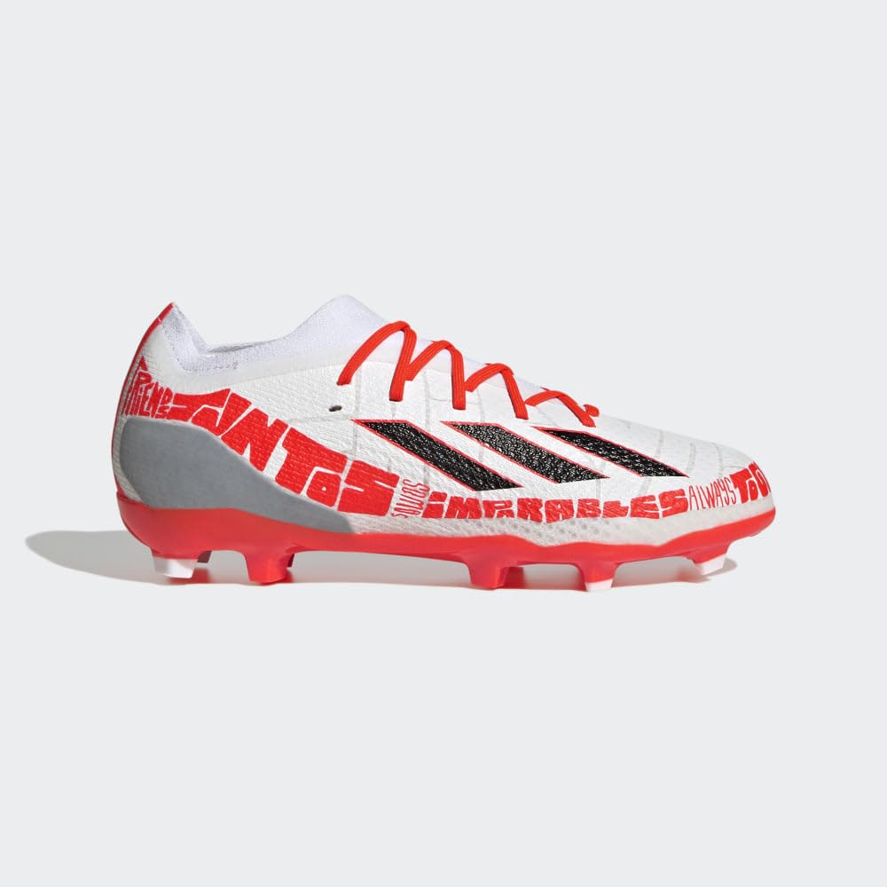 adidas Youth X Speedportal Messi.1 FG Cleats 1 Little Kid Cloud White/Core Black/Solar Red