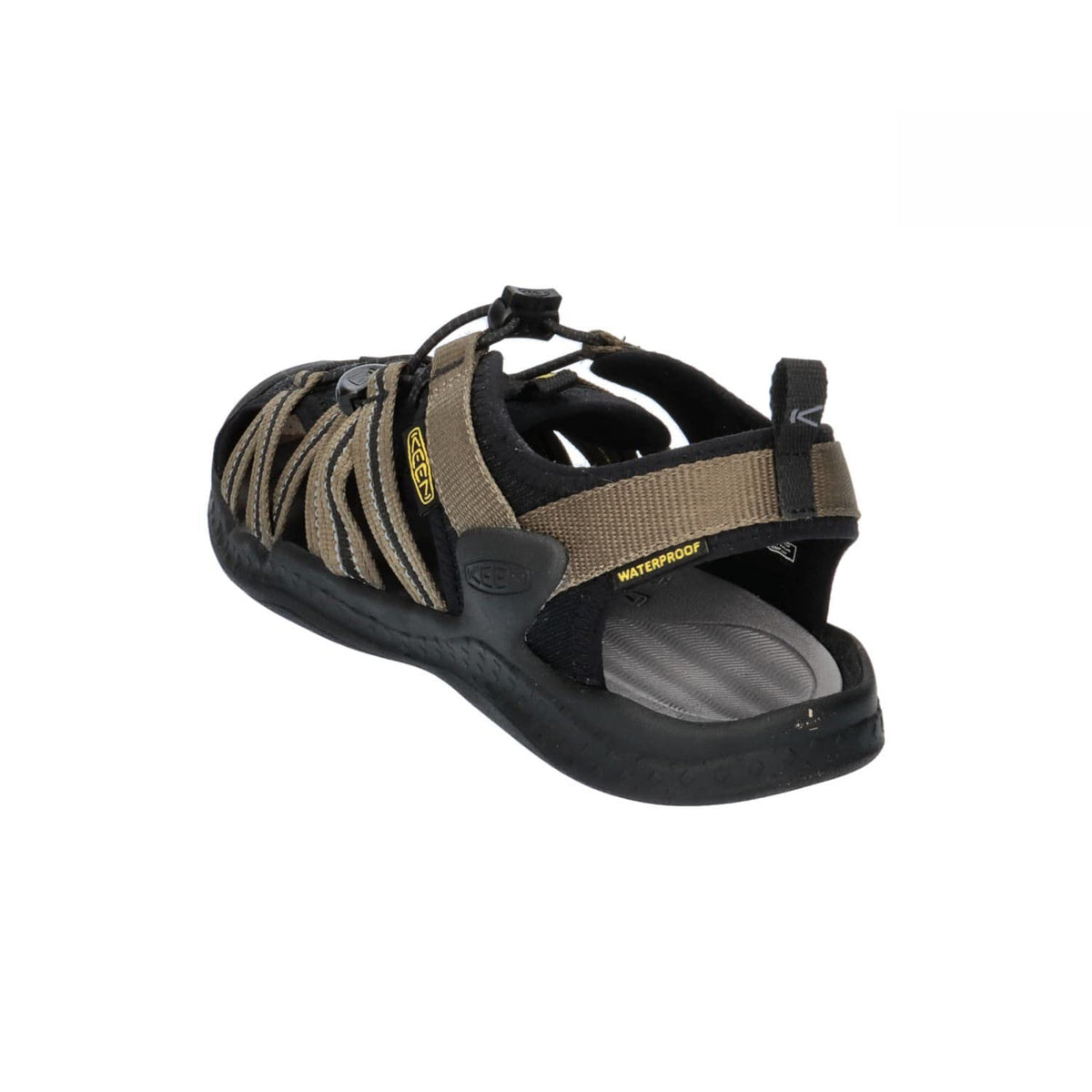 KEEN Men's Drift Creek H2 Closed Toe Water Sandals, Dark Olive/Black, 9