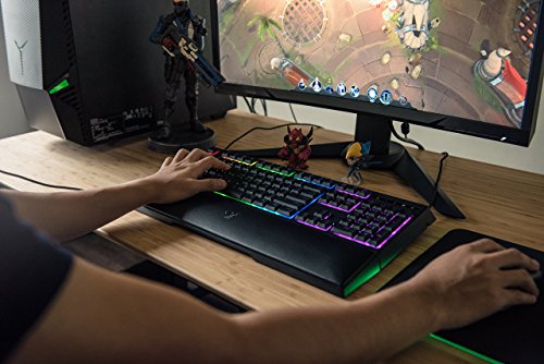 RAZER RZ03-OCKB-B Ornata Chroma - Revolutionary Mecha-Membrane Gaming Keyboard with Mid-Height Keycaps - Ergonomic Design (Renewed), RGB