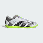 adidas Predator Accuracy.4 Indoor Footwear White/Core Black/Lucid Lemon Men's 12 Medium