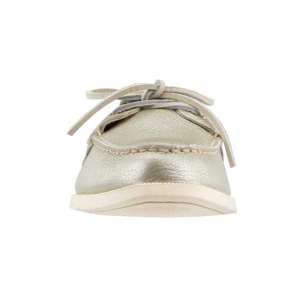 Sperry Womens Conway Metallic Boat Flats Casual - Gold - Size 8.5 B