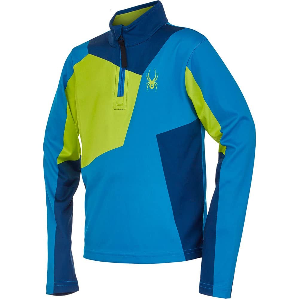 Spyder Boy's Ambush Zip T-Neck (Toddler/Little Kids) Coast 3T Toddler