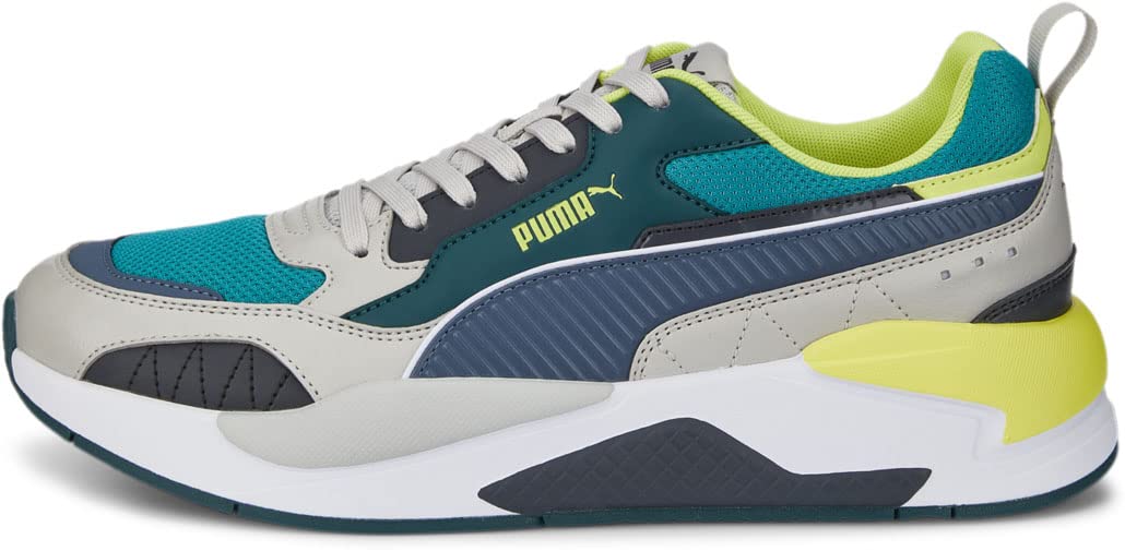 PUMA X-Ray 2 Square Gray Violet/Evening Sky/Deep Aqua/Varsity Green/Light Lime 10 D (M)