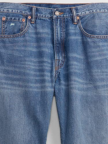 GAP Mens Original Straight Fit Jeans, Medium Wash, 36W x 34L US