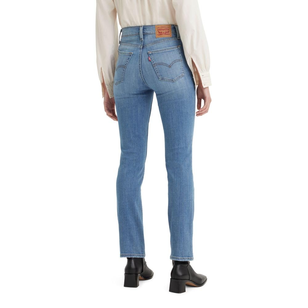 Levi's Women's 724 High Rise Straight Jeans, (New) Blue, 29 Regular