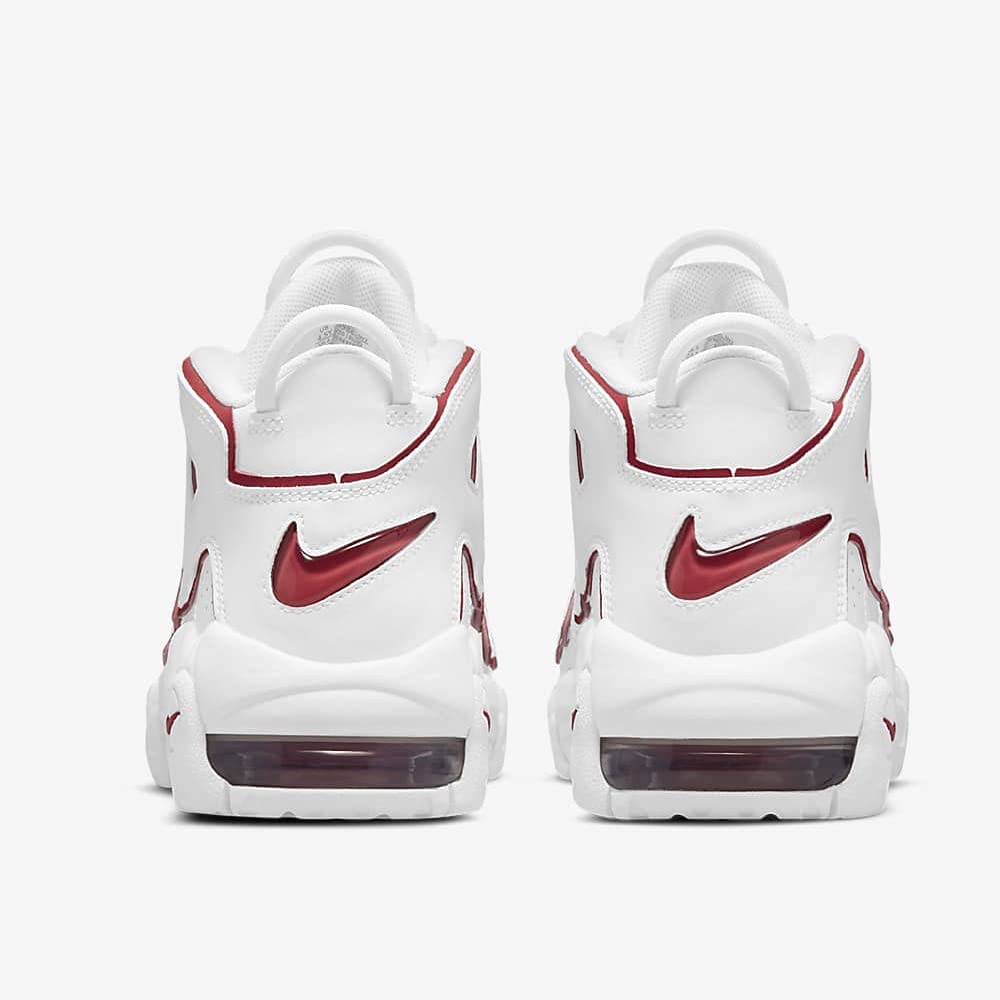 Nike Youth Air More Uptempo GS DJ5988 100 White/Varsity Red - Size 5Y