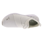 PUMA Prowl Slip-On Shine Micro Women's Sneaker 11 B(M) US White-Silver
