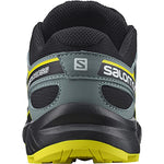 Salomon Kid's Speedcross Trail Running Shoes, Black/Black/Evening Primrose, 5 Big Kid