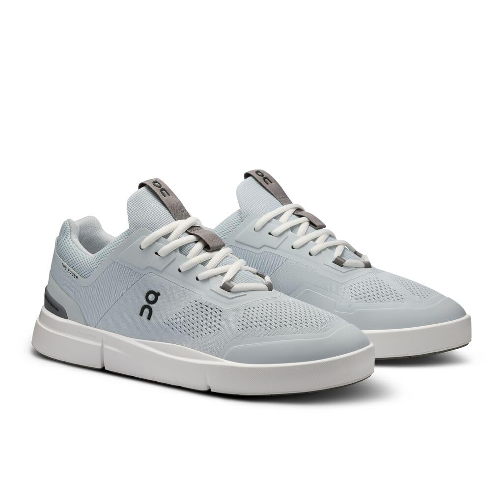 On Men's The Roger Spin Sneakers, Glacier/Asphalt, Blue, 11.5 Medium US