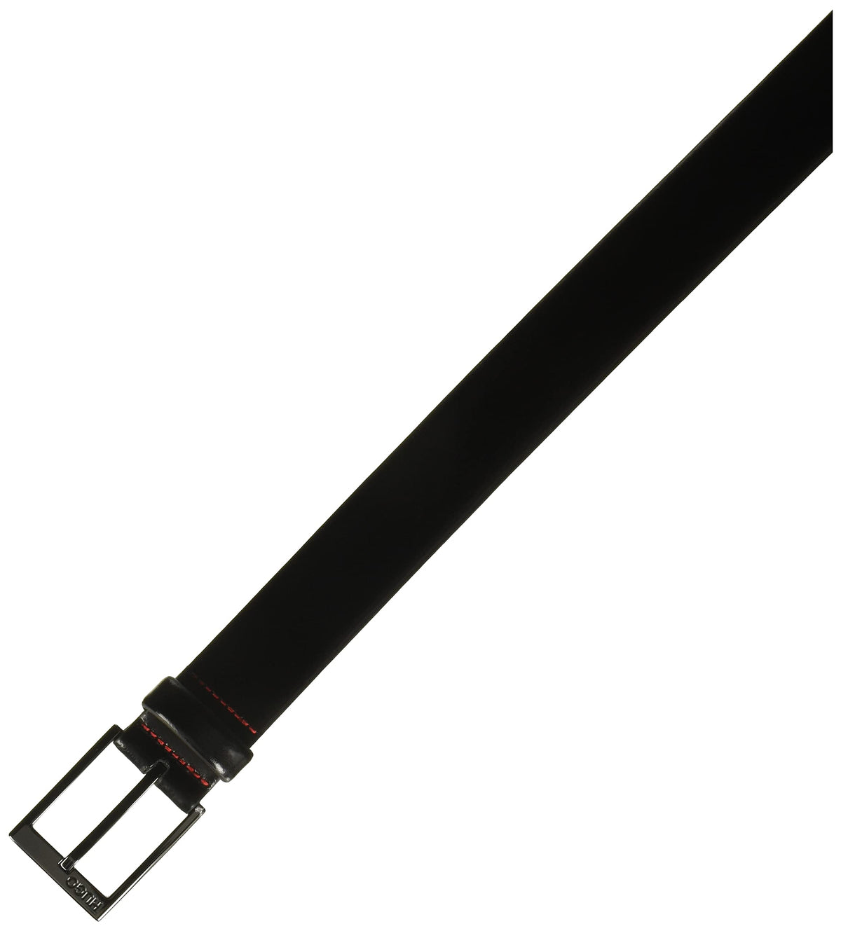 HUGO BOSS Men's Garney Smooth Leather Belt, Black, 36