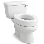Carex Toilet Seat Riser, Elongated Raised Toilet Seat Adds 3.5 inches to Toilet Height, for Assistance Bending or Sitting, 300 Pound Weight Capacity Toilet Riser