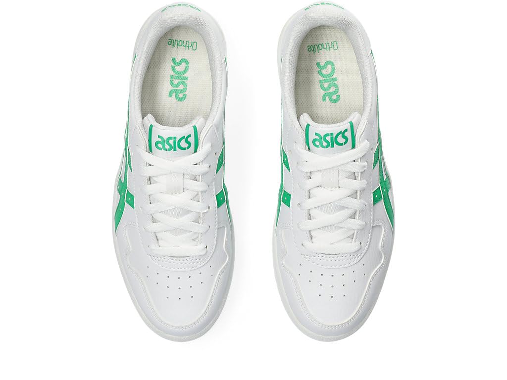 ASICS Women's Japan S Sportstyle Shoe, 8.5, White/Malachite Green