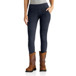 Carhartt Women's Force Fitted Midweight Utility Legging Large Navy