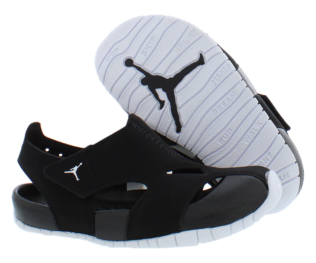 Jordan Flare (Infant/Toddler) Black/White 5 Toddler M