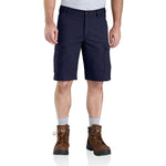 Carhartt Men's Rugged Flex Relaxed Fit Canvas Cargo Work Short 42 Navy