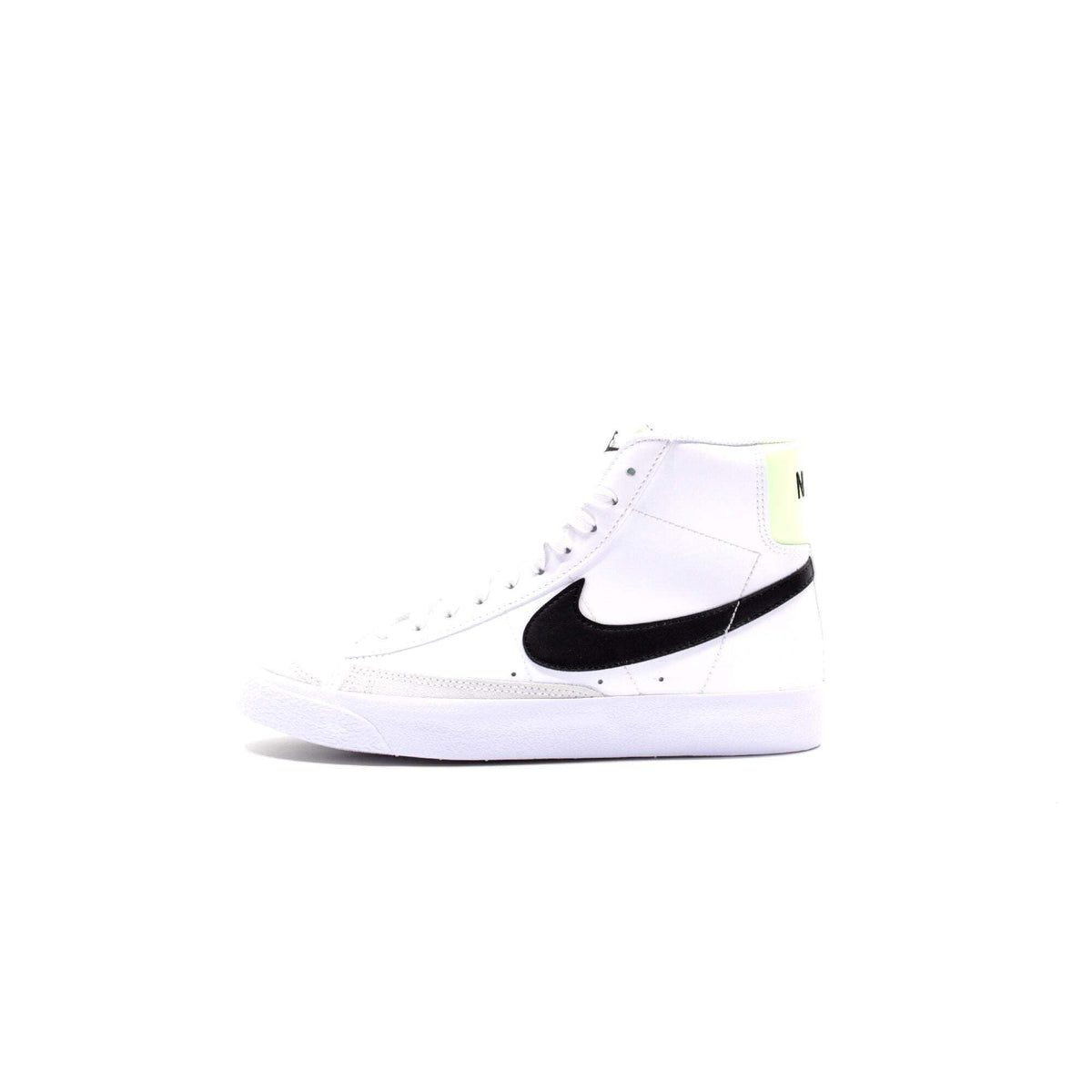 Nike Blazer Mid 77 GS White/Black-Barely Volt Size 6.5