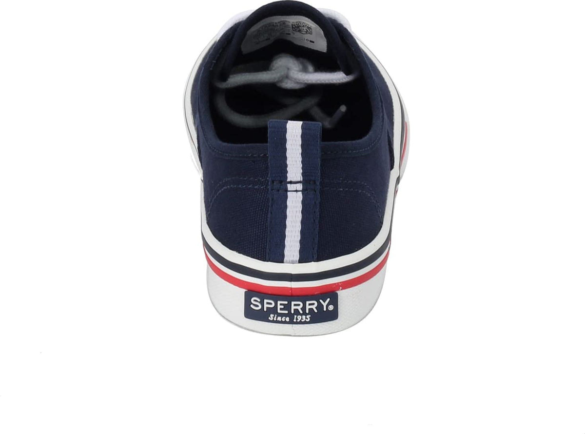 Sperry Women's Crest CVO Sneaker 8.5 Medium Navy Canvas