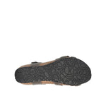 Taos Footwear Women's Trulie Sandal 8-8.5 Wide Dark Grey