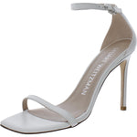 Stuart Weitzman Womens Nudistcurve 100 Sandal White 9 M