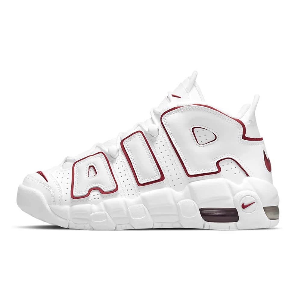 Nike Youth Air More Uptempo GS DJ5988 100 White/Varsity Red - Size 5Y