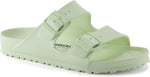 Birkenstock Unisex Arizona Essentials Slide-On Sandal, Faded Lime, 5-5.5 Narrow Women/3-3.5 Narrow Men, 36EU