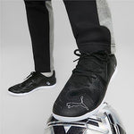 PUMA Mens Future Play Indoor Trainer Soccer Shoes, PUMA Mens black-PUMA Mens white, 9