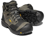 KEEN Utility Men's Portland 6" KBF Composite Toe Waterproof Work Boots, Magnet/Black, 15