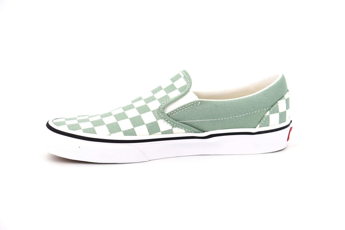 Vans Unisex Modern, Color Theory Checkerboard Iceberg Green, 5.5 US Men