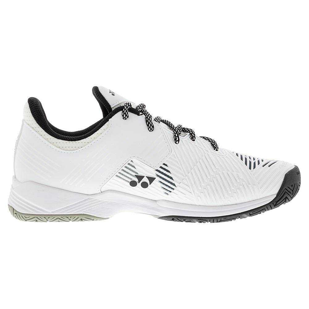 YONEX Men's Power Cushion Sonicage 2 Wide Tennis Shoes, White (US Size 11)