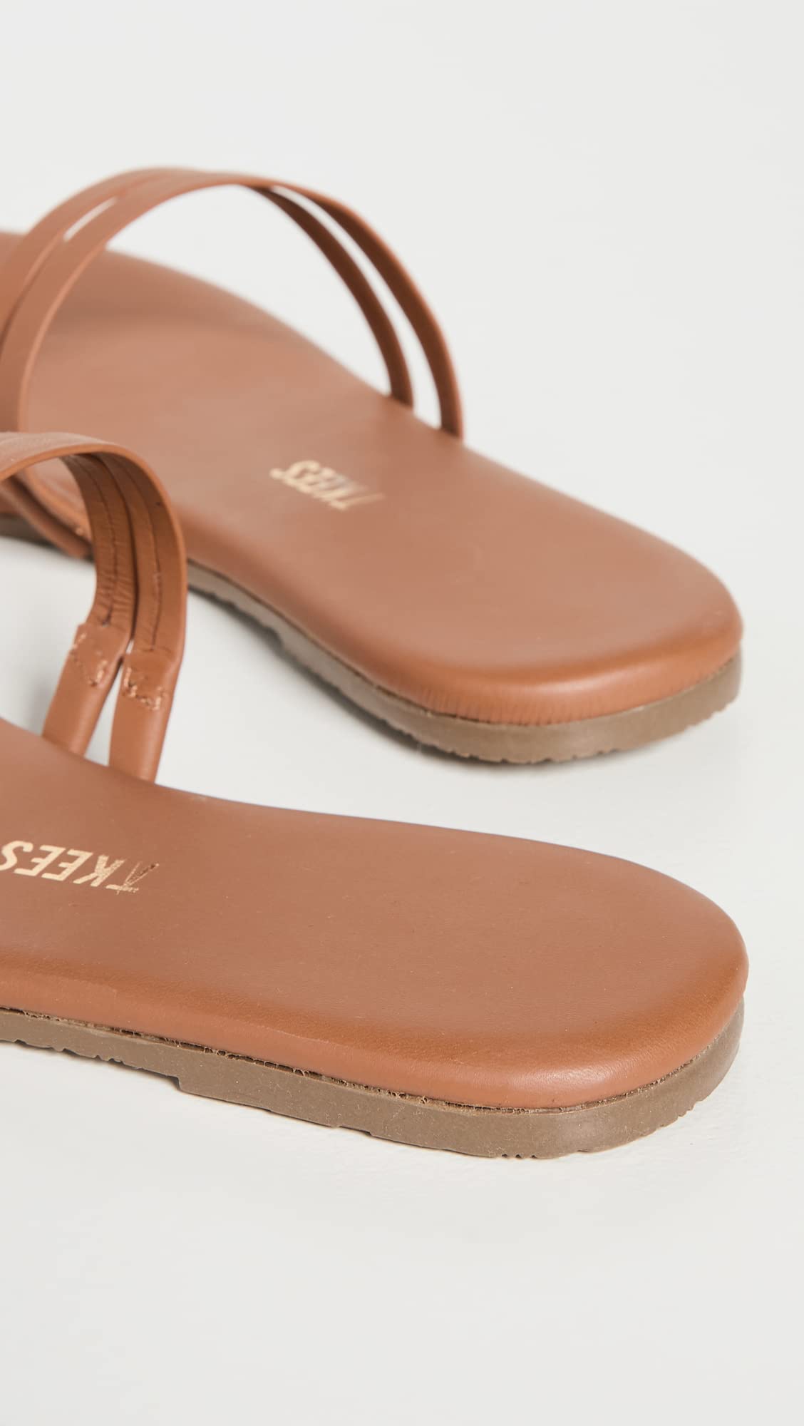 TKEES Women's Leah Sandals 8 Au Naturale