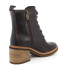 Timberland Women's Sienna High Waterproof Side Zip Boot Fashion, Dark Brown Full Grain, 10 M US