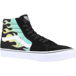 Vans Men's Modern, Glow Flame Black White, 10