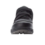 Propet Women's Matilda Strap Sneaker, Black/Grey, 06 B US