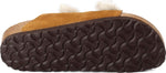 Birkenstock Women's Arizona Shearling Sandals, Mink, Tan, 10 Medium US