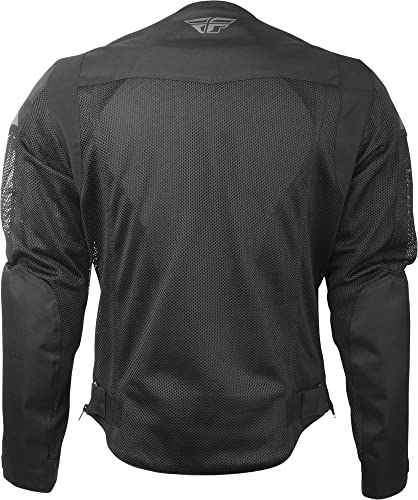 Fly Racing Flux Air Mesh Jacket (Black, Medium)