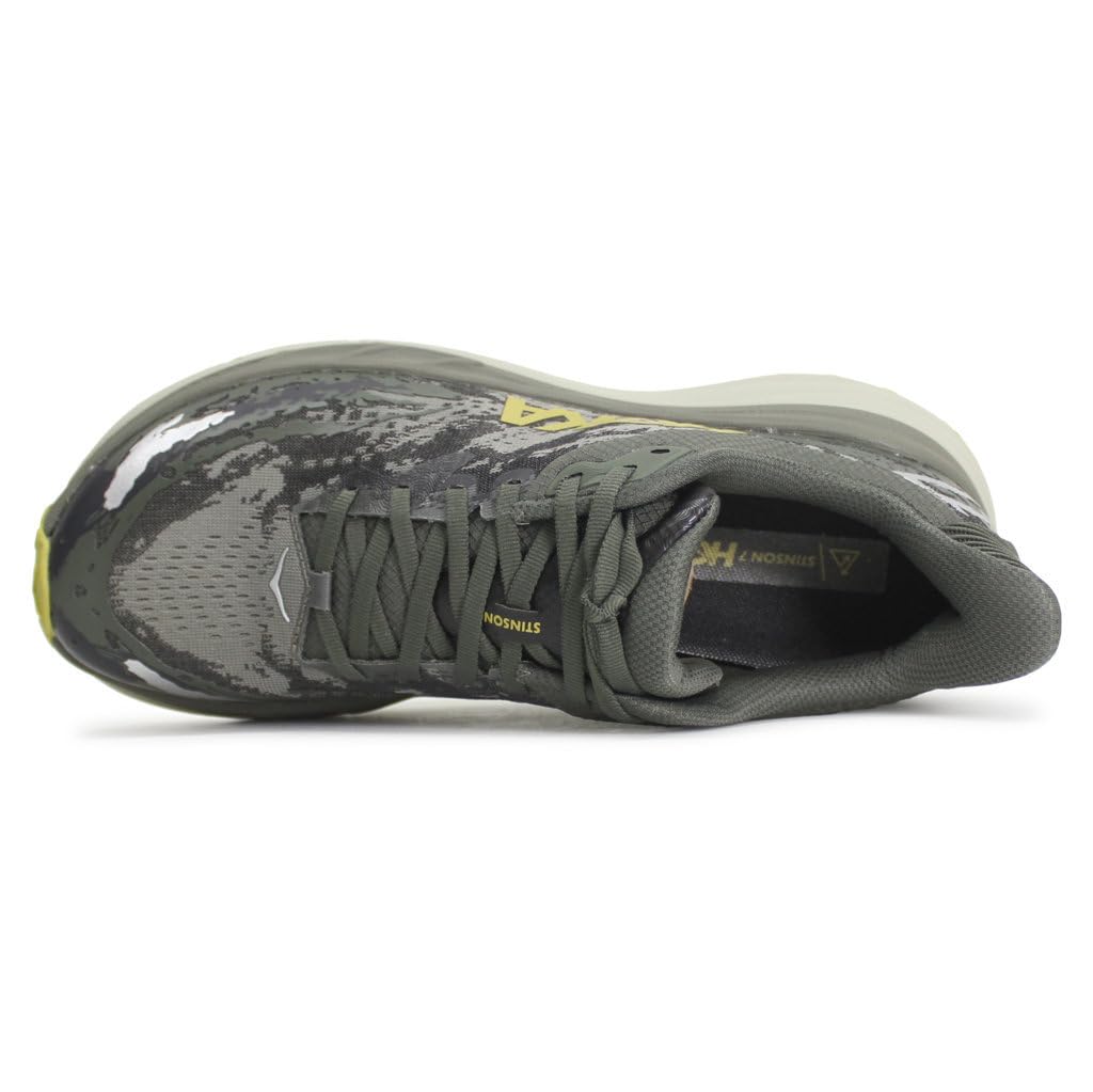 Hoka Men's Stinson 7 Sneaker, Olive Haze/Forest Cover, 8