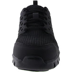 Reebok Women's Rb051 Sublite Cushion Safety Toe Athletic Work Shoe Olive Green 10.5 Wide Black