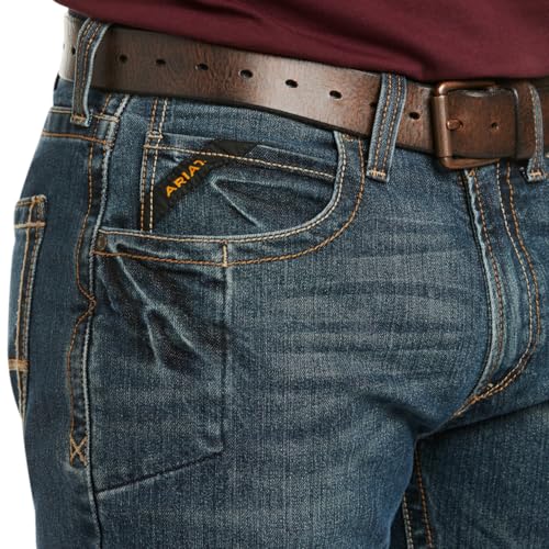 ARIAT Rebar M4 Slim Fit Durastretch Straight Leg Jean – Work Jeans for Men