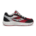 Saucony Cohesion KDZ Sneakers (Little Big Kid), Black/Red, 1 US Unisex