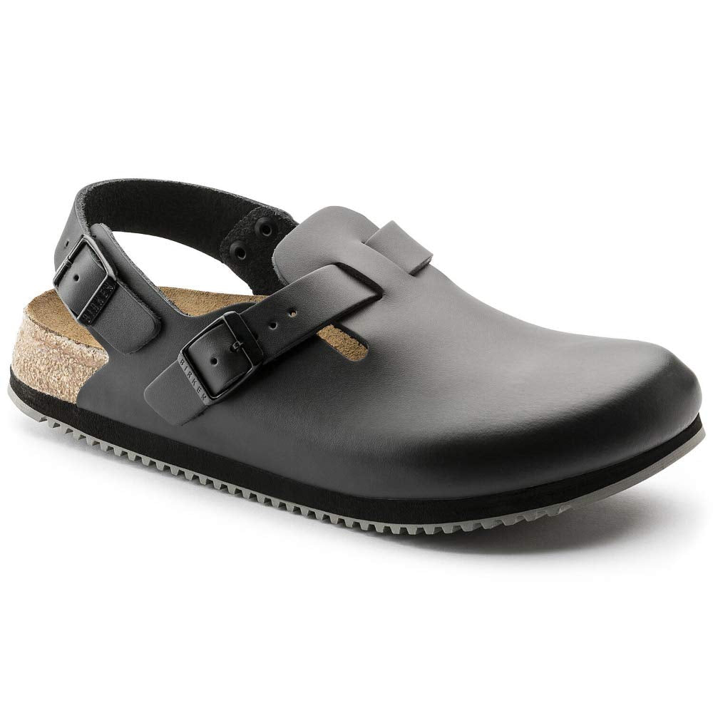 Birkenstock Men's Clogs, Black, US:7.5