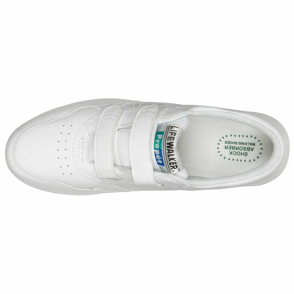 Propet Mens LifeWalker Strap Sneakers Shoes Casual - White - Size 10.5 3E