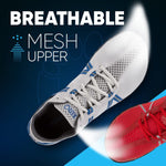 Xero Shoes Men's Speed Force Barefoot Running Shoes, Dawn Gray/Classic Blue, 13