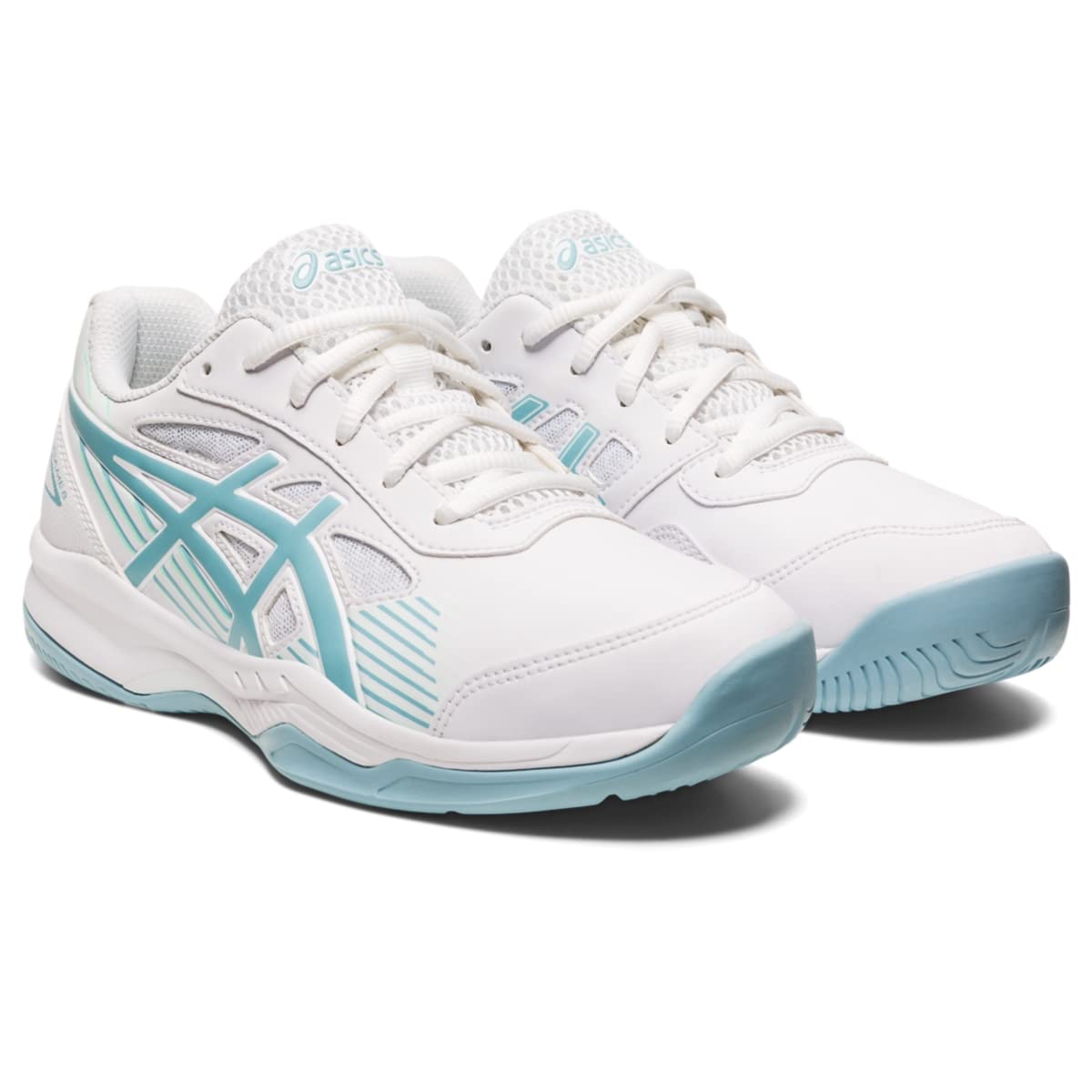 ASICS Gel-Game 8 GS (Little Kid/Big Kid) White/Smoke Blue 5.5 Big Kid M