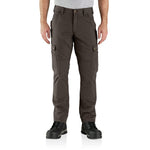 Carhartt Men's Rugged Flex Relaxed Fit Ripstop Cargo Work Pant, Dark Coffee, 34 x 32