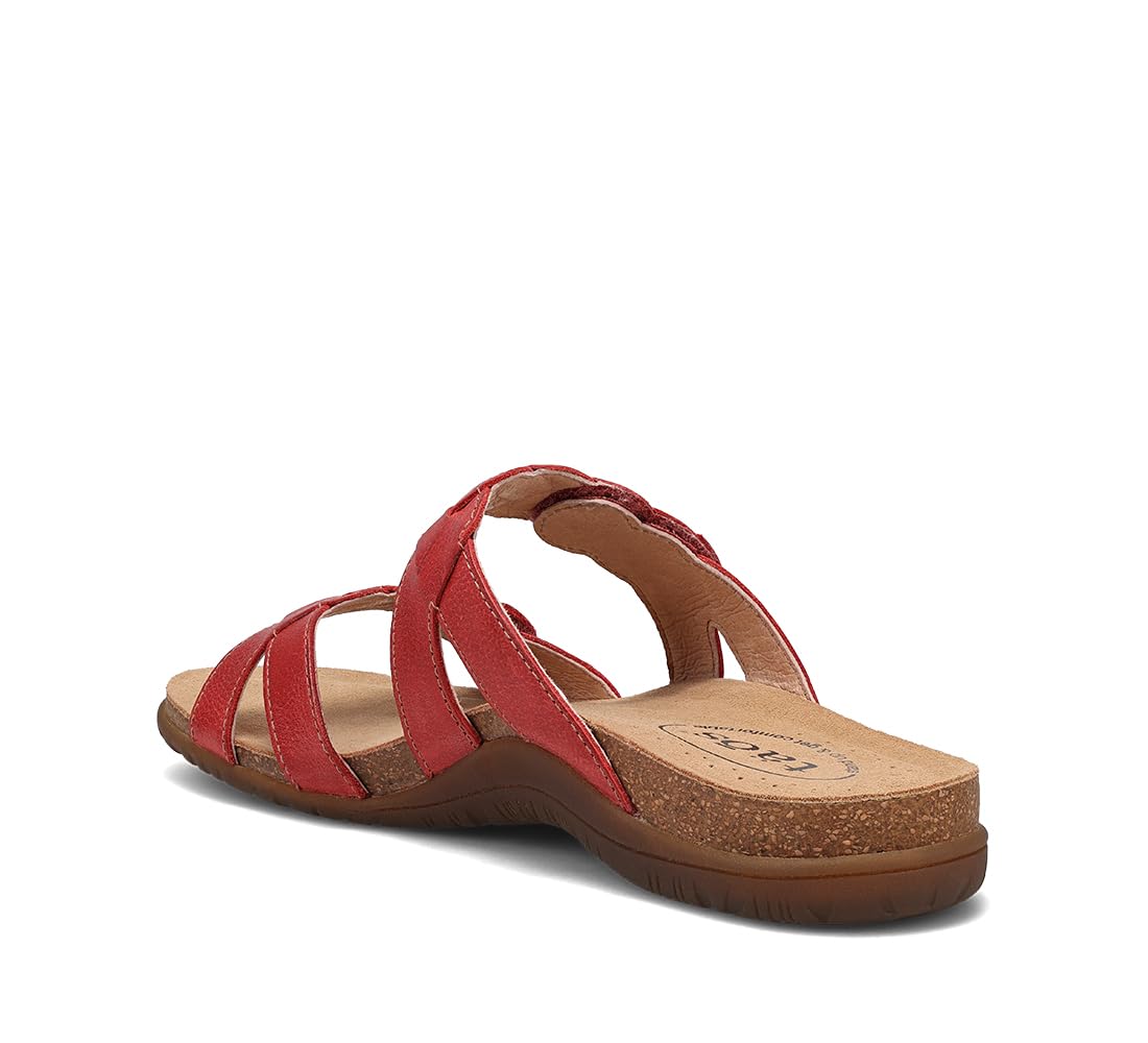 Taos Footwear Women's Braidie Sandal True Red 9 (M) US