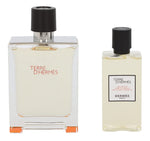 Hermes Terre D'hermes 2-Piece Gift Set for Men, (3.4 Oz Eau De Toilette Spray + 2.7 Oz Hair & Body Shower Gel)