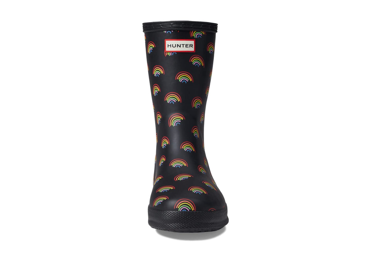 Hunter Girl's Original First Classic Boot (Toddler/Little Kid) Mini Rainbow Print 1 Little Kid M