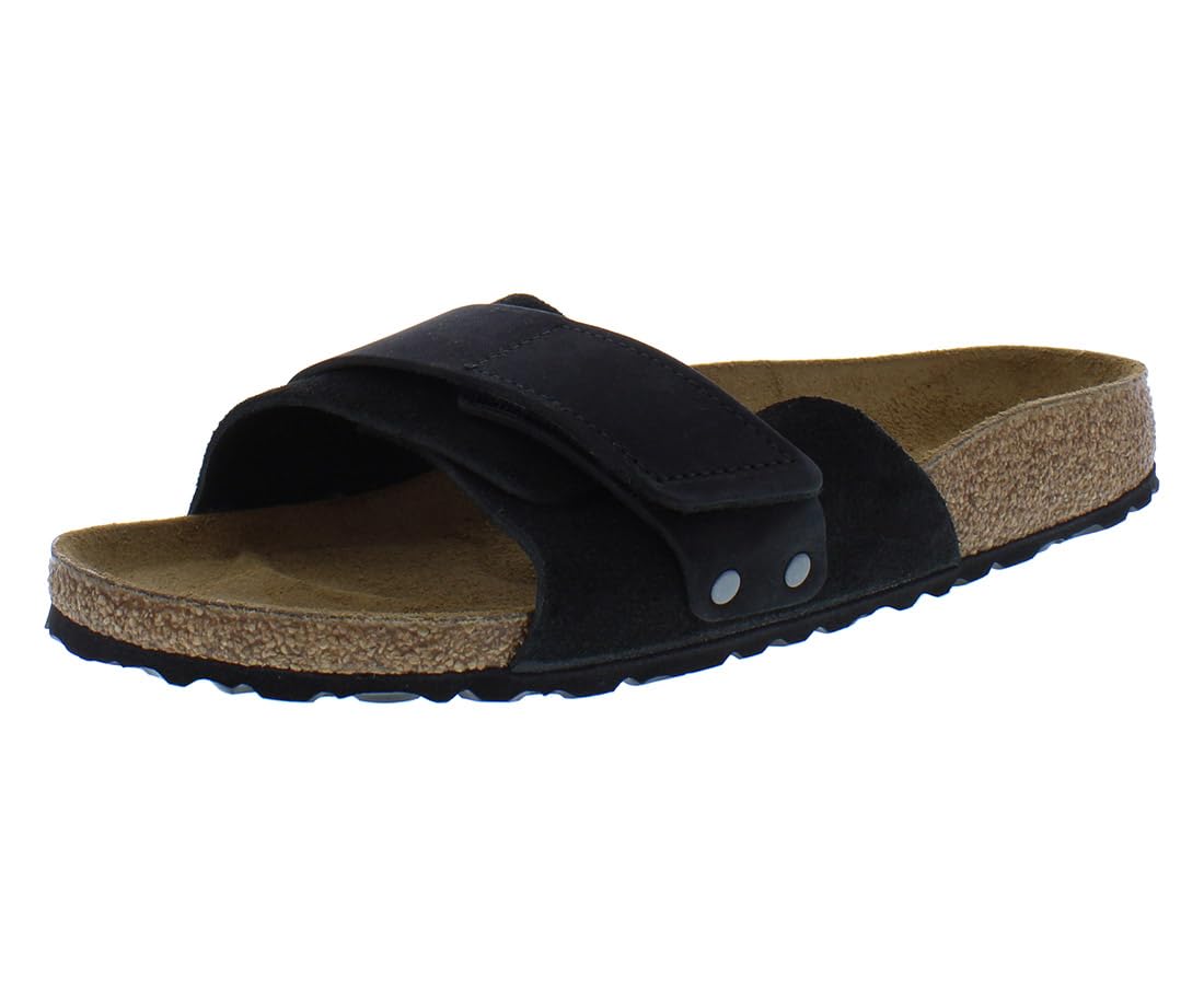 Birkenstock Women's Oita Slides, Black, 8-8.5 Narrow US
